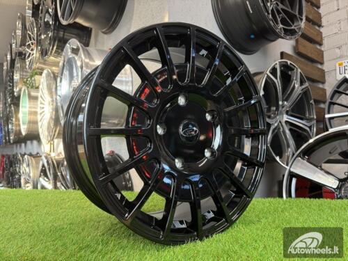 Ratlankis Ford Transit Tourneo TMS Style R16X7.5J 5x160 ET50 65.1 Gloss Black