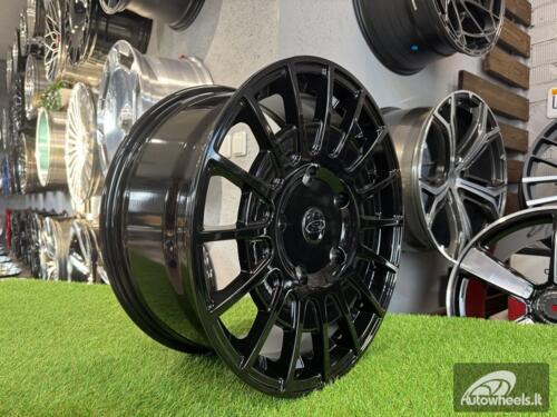 Ratlankis Ford Transit Tourneo TMS Style R16X7.5J 5x160 ET50 65.1 Gloss Black