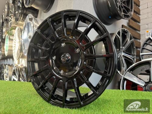 Ratlankis Ford Transit Tourneo TMS Style R16X7.5J 5x160 ET50 65.1 Gloss Black