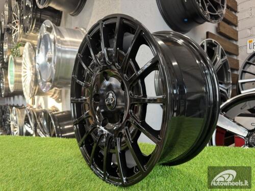 Ratlankis Ford Transit Tourneo TMS Style R16X7.5J 5x160 ET50 65.1 Gloss Black