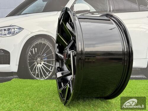 Ratlankis Fuel 4X4 Style R20X9.5J 5x114.3 ET-15 67.1 Gloss Black