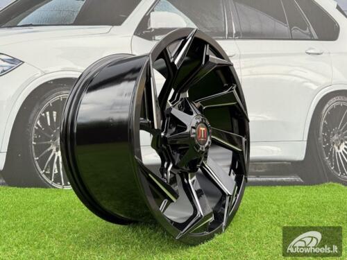 Ratlankis Fuel 4X4 Style R20X9.5J 5x114.3 ET-15 67.1 Gloss Black