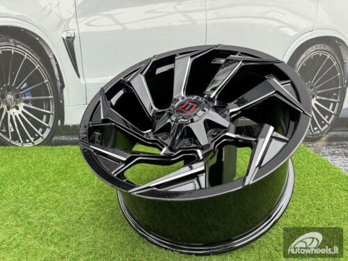 Ratlankis Fuel 4X4 Style R20X9.5J 5x114.3 ET-15 67.1 Gloss Black