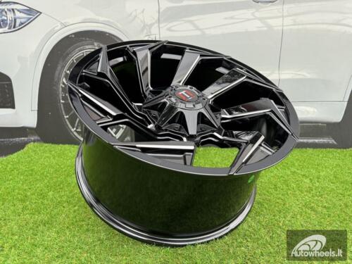 Ratlankis Fuel 4X4 Style R20X9.5J 5x114.3 ET-15 67.1 Gloss Black