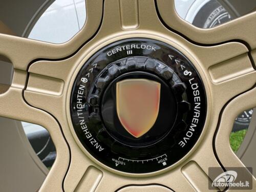Ratlankis Porsche Manhart FORGED Style R21X9.5J 5x130 ET71 71.56 Matt Gold
