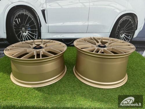 Ratlankis Porsche Manhart FORGED Style R21X11.5J 5x130 ET69 71.56 Matt Gold