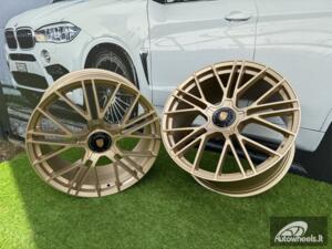 Ratlankis Porsche Manhart FORGED Style R21X11.5J 5x130 ET69 71.56 Matt Gold