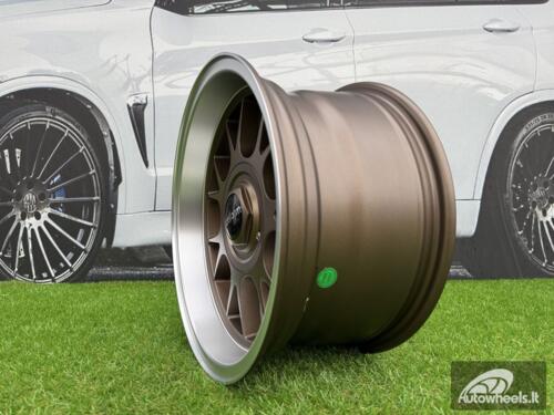 Ratlankis Rotiform TUF-R Style R15X8J 4X100/4X114.3 ET10 73.1 Bronze with Diamond Cut Lip