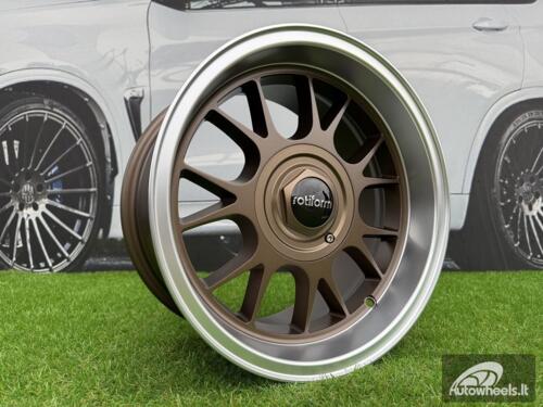 Ratlankis Rotiform TUF-R Style R15X8J 4X100/4X114.3 ET10 73.1 Bronze with Diamond Cut Lip
