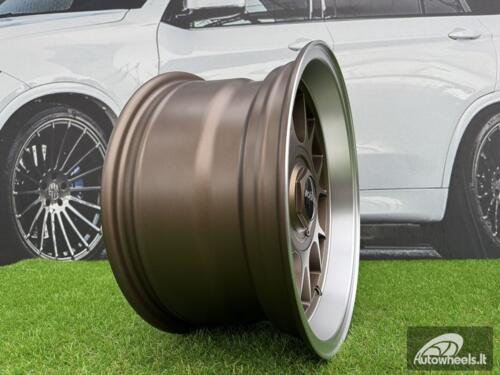 Ratlankis Rotiform TUF-R Style R15X8J 4X100/4X114.3 ET10 73.1 Bronze with Diamond Cut Lip