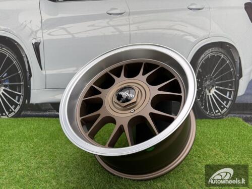 Ratlankis Rotiform TUF-R Style R15X8J 4X100/4X114.3 ET10 73.1 Bronze with Diamond Cut Lip