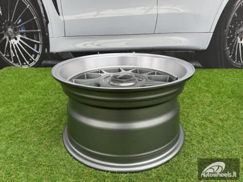 Ratlankis Rotiform TUF-R Style R15X8J 4X100/4X114.3 ET10 73.1 Grey with Diamond Cut Lip