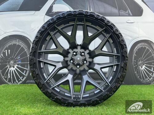 Ratlankis Vortek VRT-603 Style R22X12J 5x114.3 ET-44 73.1 Matt Titanium
