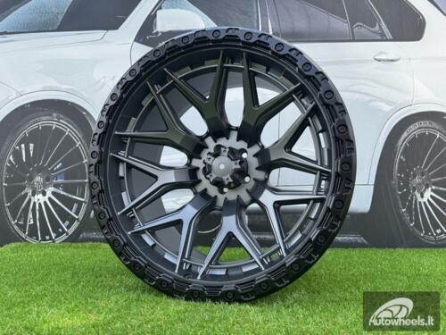 Ratlankis Vortek VRT-603 Style R22X12J 5x114.3 ET-44 73.1 Matt Titanium