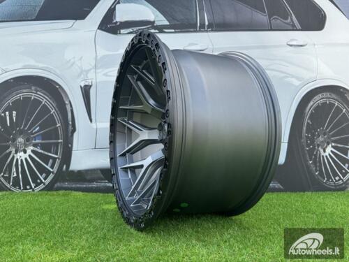 Ratlankis Vortek VRT-603 Style R22X12J 5x114.3 ET-44 73.1 Matt Titanium