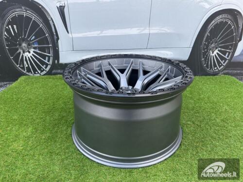Ratlankis Vortek VRT-603 Style R22X12J 5x114.3 ET-44 73.1 Matt Titanium