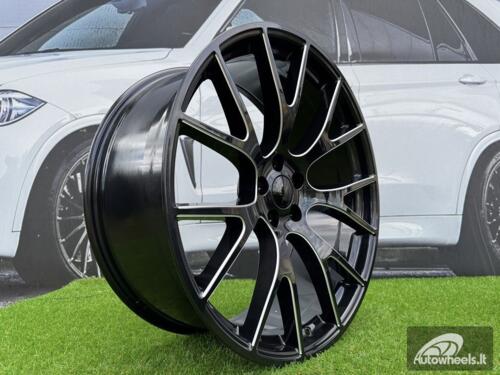 Ratlankis Trackhawk SRT style R22X9J 5X115 ET20 71.5 Gloss Black Milled