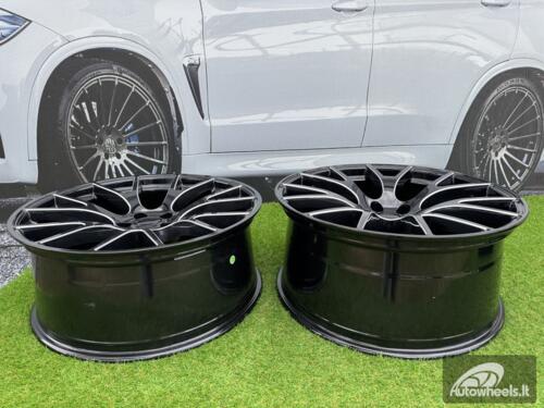 Ratlankis Trackhawk SRT style R22X9J 5X115 ET20 71.5 Gloss Black Milled