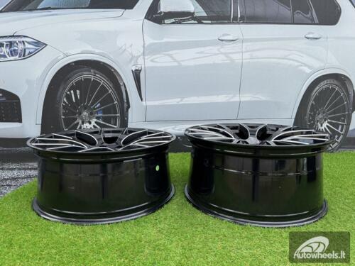 Ratlankis Trackhawk SRT style R22X9J 5X115 ET20 71.5 Gloss Black Milled