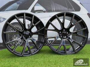 Ratlankis Trackhawk SRT style R22X9J 5X115 ET20 71.5 Gloss Black Milled