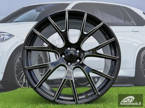 Ratlankis Trackhawk SRT style R22X10J 5X115 ET18 71.5 Gloss Black Milled