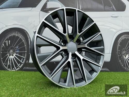 Ratlankis Lexus GX550 Style R20X8.5J 6X139.7 ET25 106.1 Dark Gunmetal with Diamond Cut