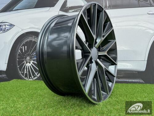 Ratlankis Lexus GX550 Style R20X8.5J 6X139.7 ET25 106.1 Dark Gunmetal with Diamond Cut