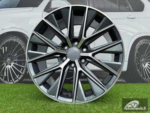 Ratlankis Lexus GX550 Style R20X8.5J 6X139.7 ET25 106.1 Dark Gunmetal with Diamond Cut