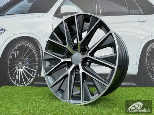 Ratlankis Lexus GX550 Style R20X8.5J 6X139.7 ET25 106.1 Dark Gunmetal with Diamond Cut