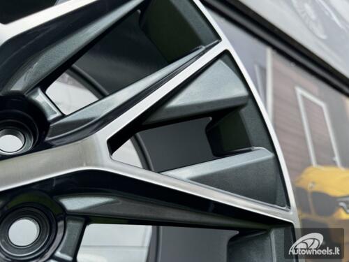Ratlankis Lexus GX550 Style R20X8.5J 6X139.7 ET25 106.1 Dark Gunmetal with Diamond Cut