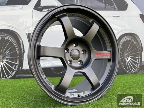 Ratlankis Rays TE37 Style R18X9J 5X114.3 ET20 73.1 Matt Gunmetal 