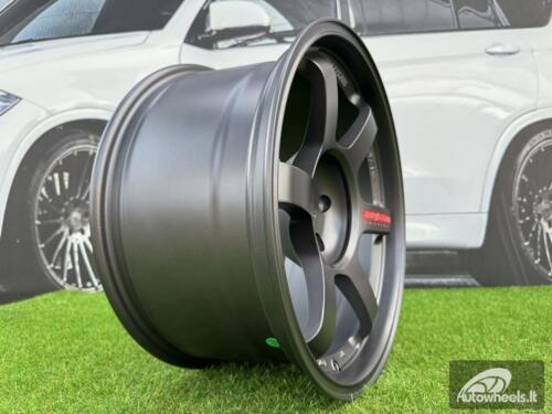 Ratlankis Rays TE37 Style R18X9J 5X114.3 ET20 73.1 Matt Gunmetal 