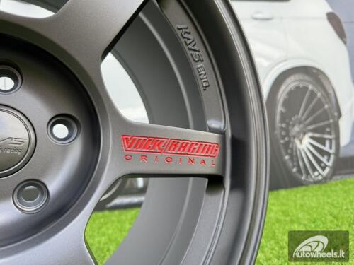 Ratlankis Rays TE37 Style R18X9J 5X114.3 ET20 73.1 Matt Gunmetal 