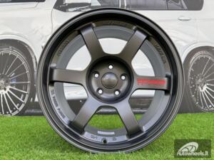 Ratlankis Rays TE37 Style R18X9J 5X114.3 ET20 73.1 Matt Gunmetal 