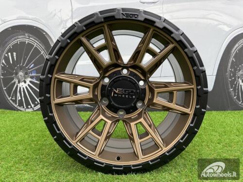 Ratlankis Negu N10 R17X8.5J 6x139.7 ET0 110 Matte Bronze with Satin Black Lip
