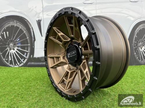 Ratlankis Negu N10 R17X8.5J 6x139.7 ET0 110 Matte Bronze with Satin Black Lip