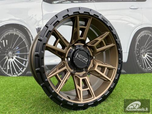 Ratlankis Negu N10 R17X8.5J 6x139.7 ET0 110 Matte Bronze with Satin Black Lip