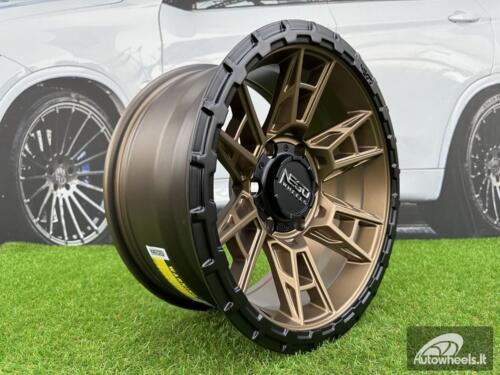 Ratlankis Negu N10 R17X8.5J 6x139.7 ET0 110 Matte Bronze with Satin Black Lip