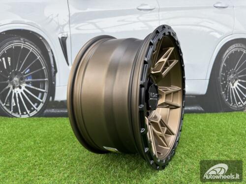 Ratlankis Negu N10 R17X8.5J 6x139.7 ET0 110 Matte Bronze with Satin Black Lip