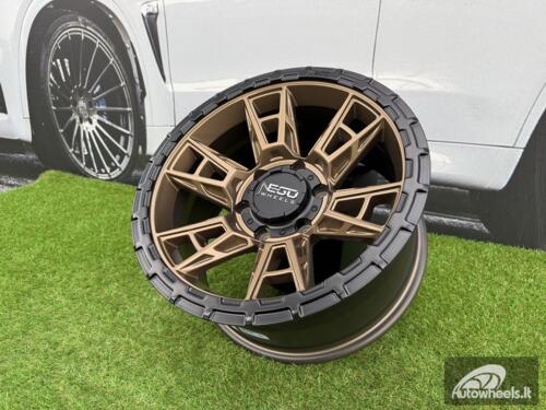 Ratlankis Negu N10 R17X8.5J 6x139.7 ET0 110 Matte Bronze with Satin Black Lip