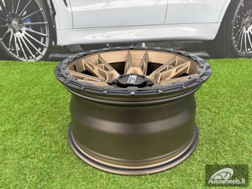 Ratlankis Negu N10 R17X8.5J 6x139.7 ET0 110 Matte Bronze with Satin Black Lip