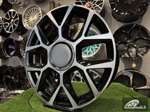 Ratlankis VW UP GTI Style R17X6.5J 4X100 ET40 57.1 Black with Diamond Cut