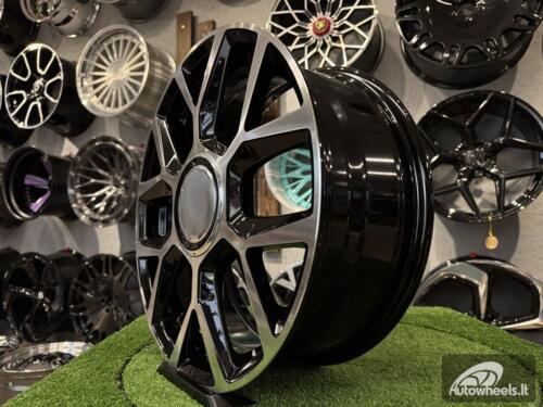 Ratlankis VW UP GTI Style R17X6.5J 4X100 ET40 57.1 Black with Diamond Cut