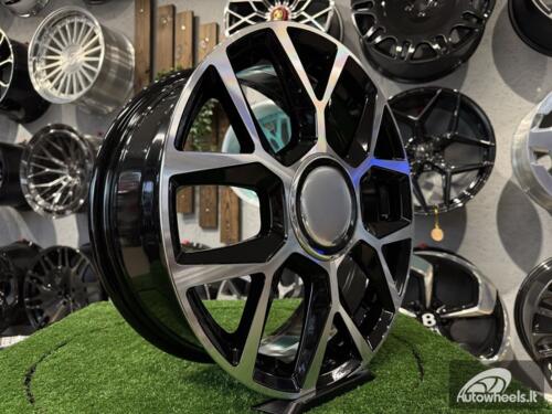 Ratlankis VW UP GTI Style R17X6.5J 4X100 ET40 57.1 Black with Diamond Cut
