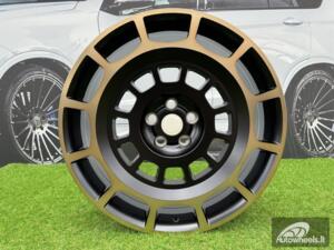 Ratlankis Land Rover Octa Style R22X9J 5X120 ET38 72.6 Satin Black with Diamond Cut + Bronze Tint