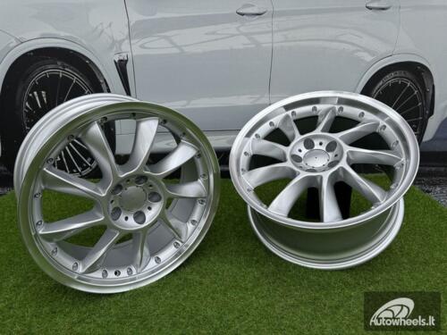 Ratlankis Lorinser LM-6 Style R19X8.5J 5X112 ET35 66.6 Silver with Diamond Cut
