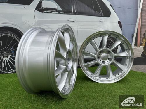 Ratlankis Lorinser LM-6 Style R19X8.5J 5X112 ET35 66.6 Silver with Diamond Cut