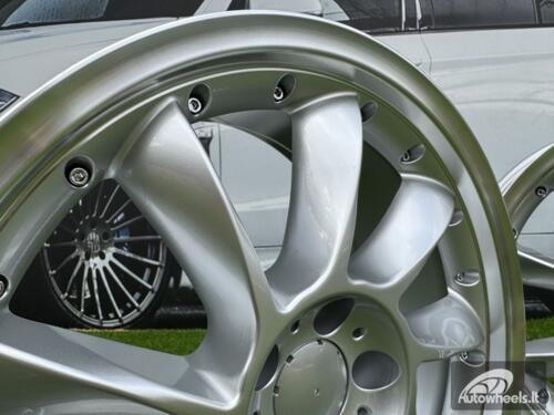 Ratlankis Lorinser LM-6 Style R19X8.5J 5X112 ET35 66.6 Silver with Diamond Cut