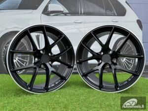 Ratlankis BBS FI-R Style R19X9.5J 5X120 ET35 72.56 Satin Black with Diamond Cut Lip