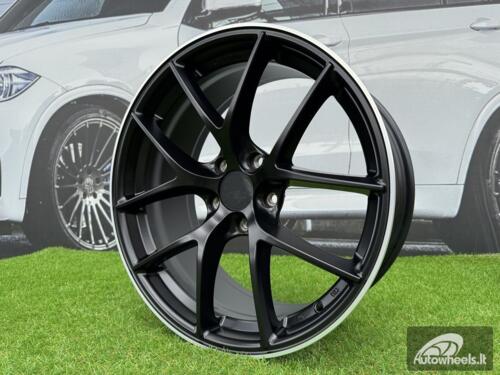 Ratlankis BBS FI-R Style R19X8.5J 5X108 ET38 63.3 Satin Black with Diamond Cut Lip
